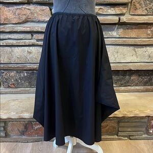 Yeohlee Black Blocky Stretch Nylon Skirt